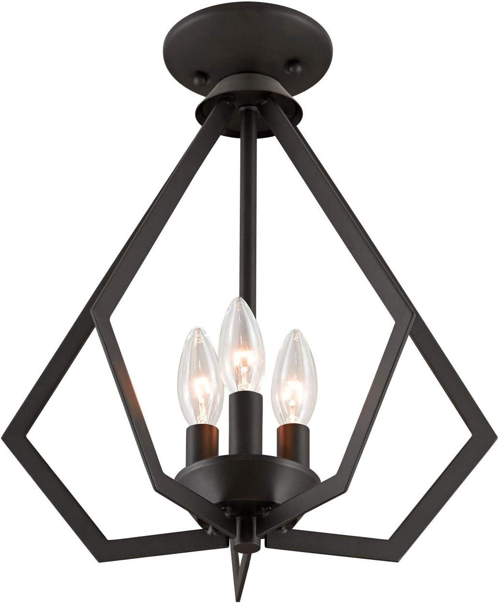 Livex Lighting Prism 3 - Light Chandelier in  Polished Chrome