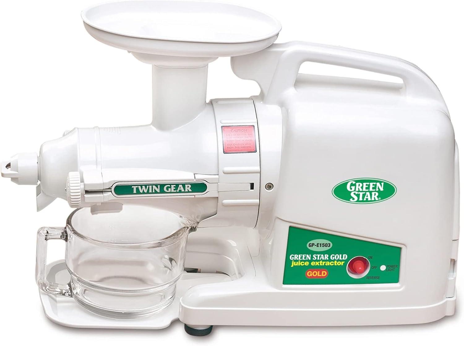 Tribest Tribest Greenstar® 190 Watt Electric Slow Masticating & Cold Press Juicer