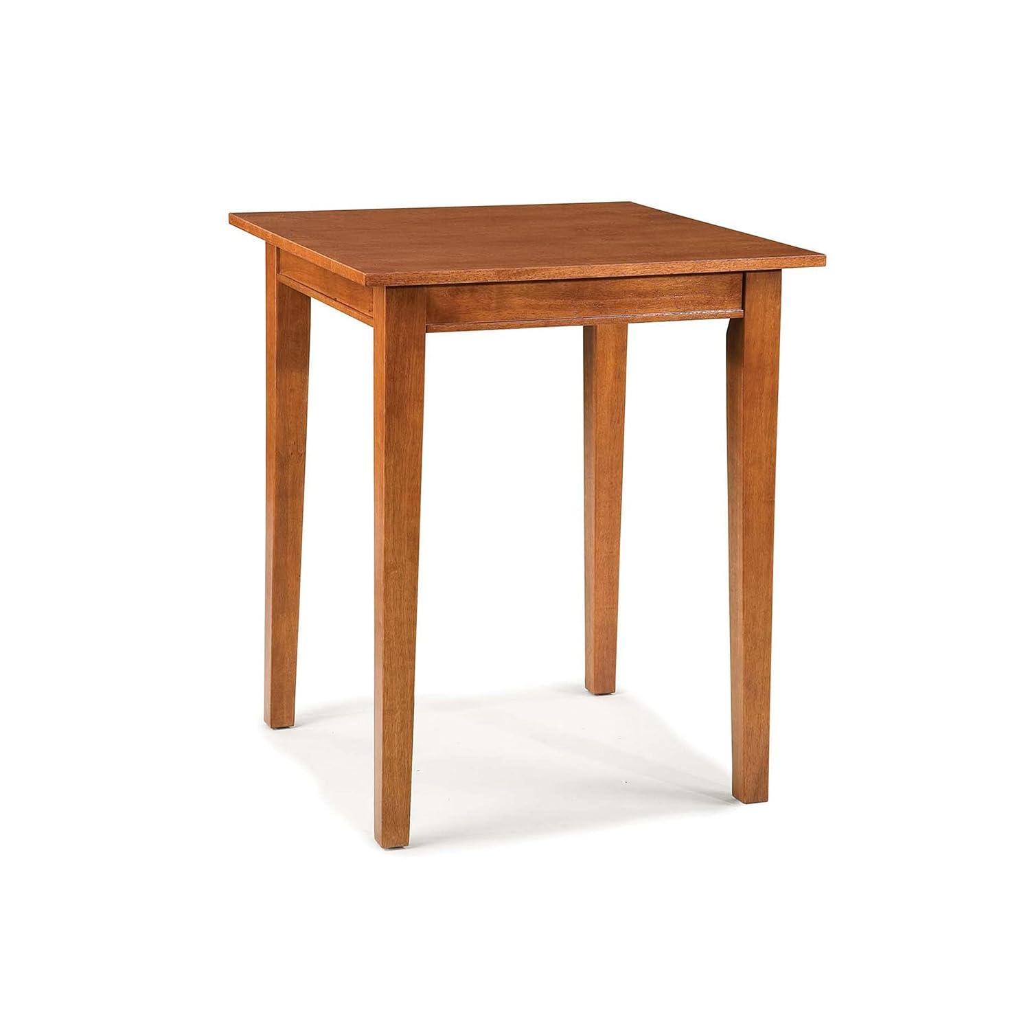 Arts and Crafts Square Bistro Table Wood/Cottage Oak - Home Styles: Hardwood Frame, 36" Height, Seats 2