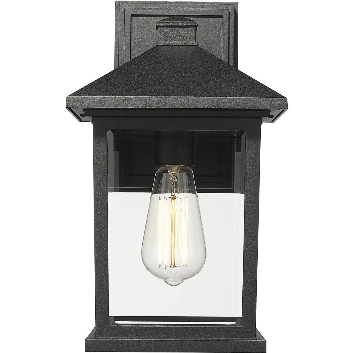 Z-Lite 531M-BK 1 Outdoor Wall Light, Black