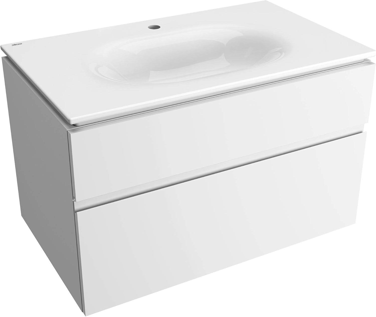 American Standard Studio S 20'' White Vitreous China Rectangular Bathroom Sink with Overflow