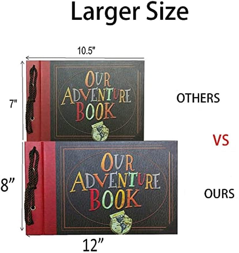 Handcrafted Retro Leather-Bound Scrapbook with Canvas Cover