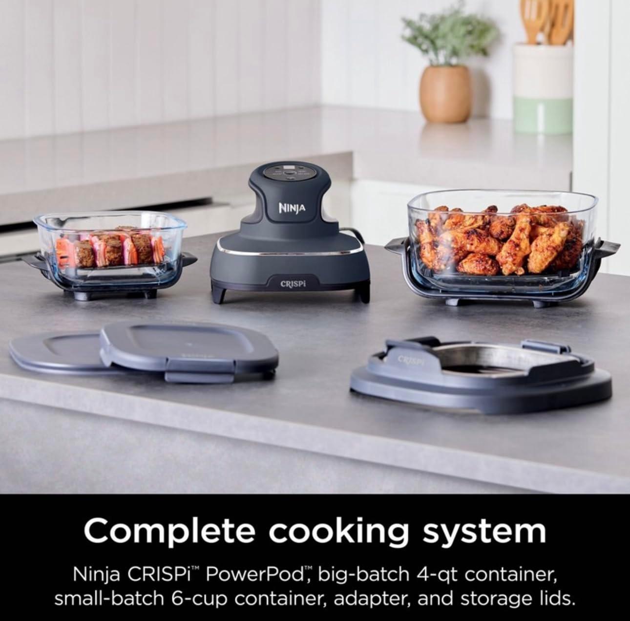 Ninja Ninja Crispi 4-in-1 Portable Glass Air Fryer Cooking System