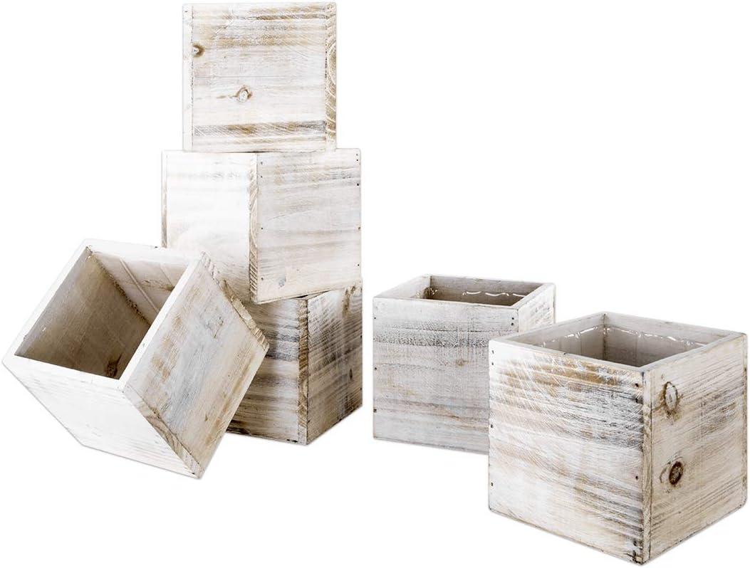 Union Rustic Gritton Wood Table Vase (Set of 6)