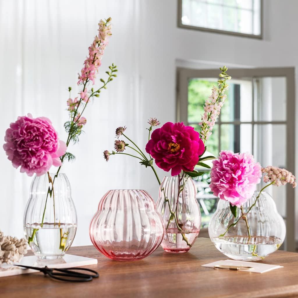 Pink Crystal 20 cm Vase for Bouquets