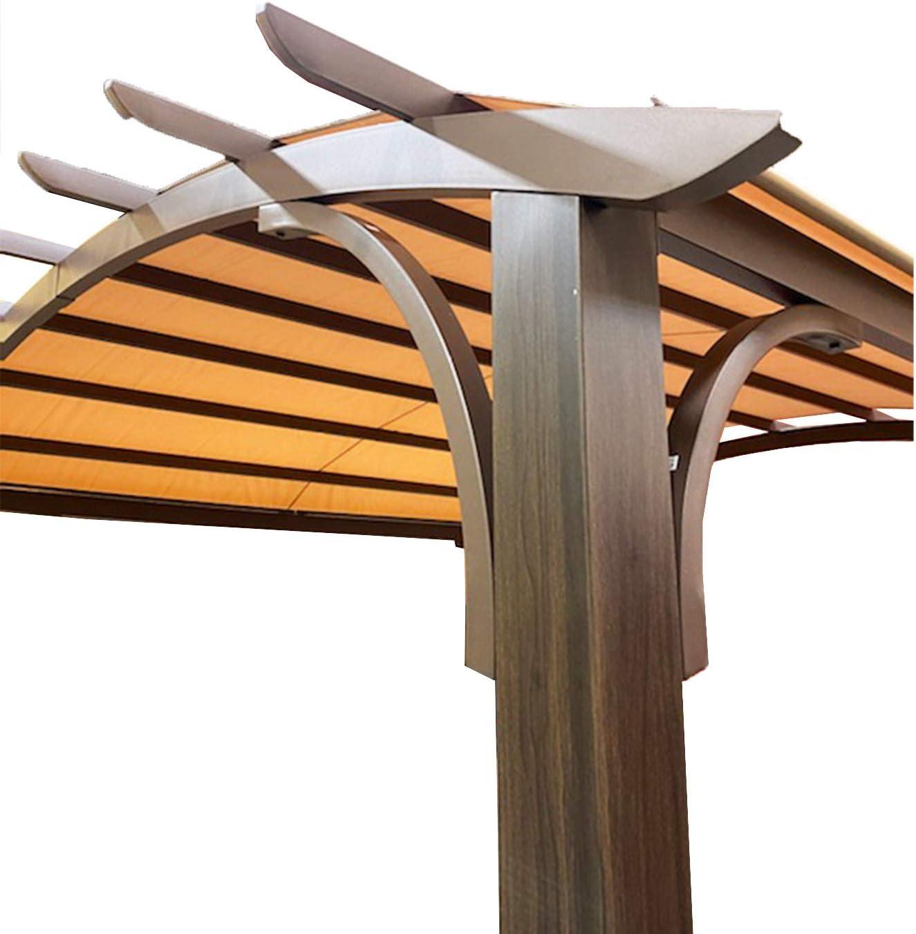 Garden Winds Replacement Canopy Top Cover Compatible with The AR Freestanding Pergola Model TPPER9117 - Riplock 500