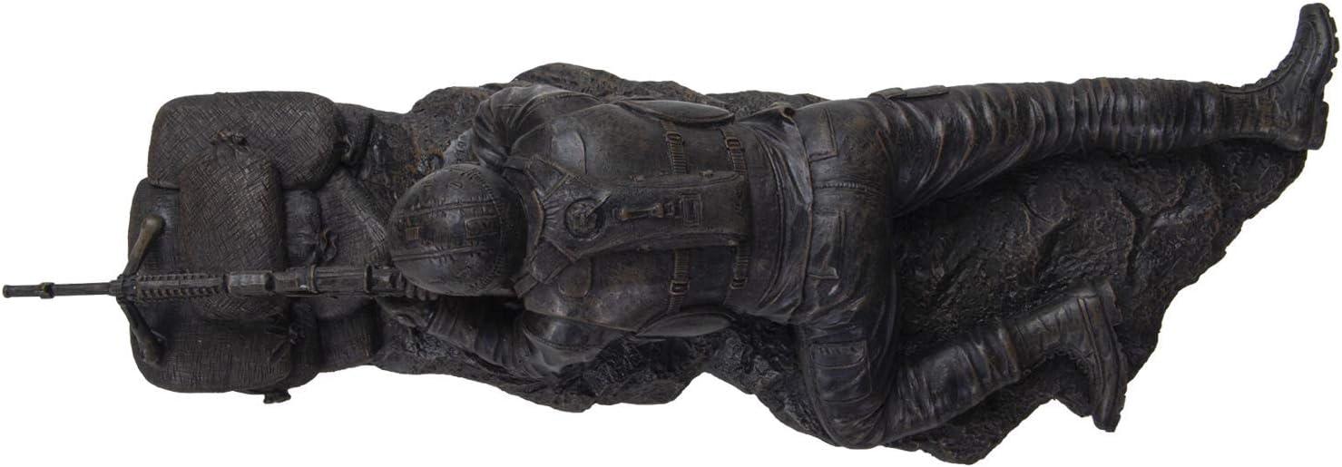Pacific Giftware America's Finest Brave Soldier Laying Low Military Heroes Collectible Figurine