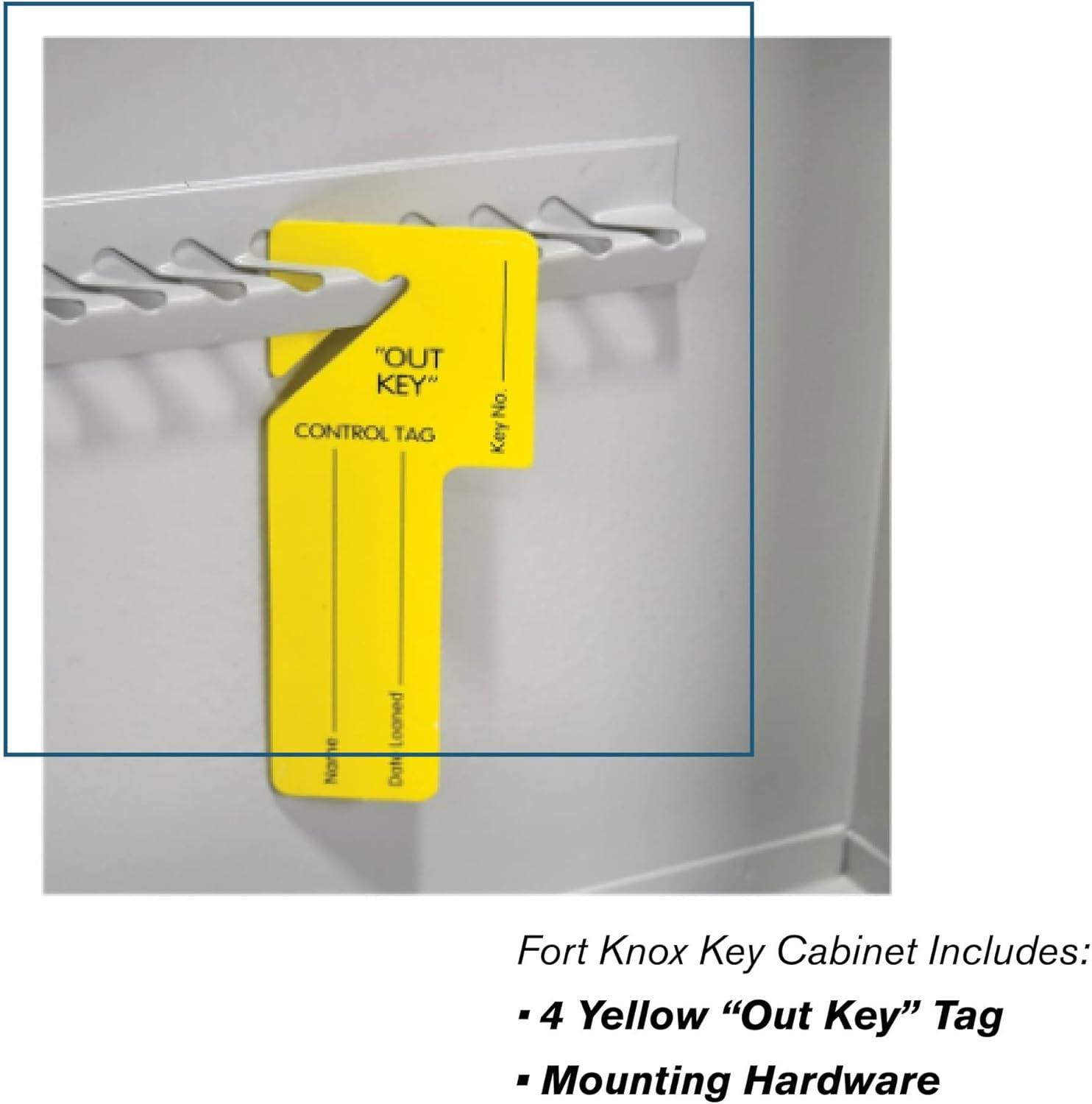 40 Key Cabinet - Single Lock Welded 22 Gauge Steel Construction