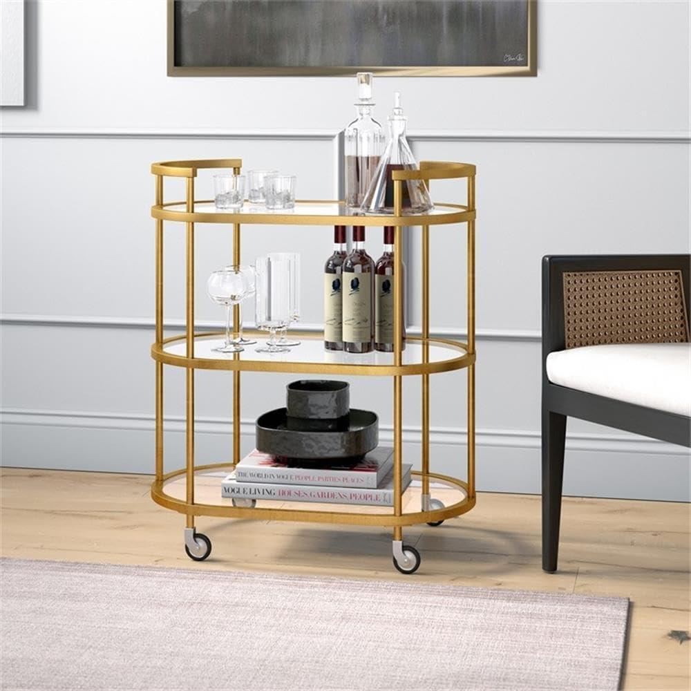 Rosario Metal Bar Cart