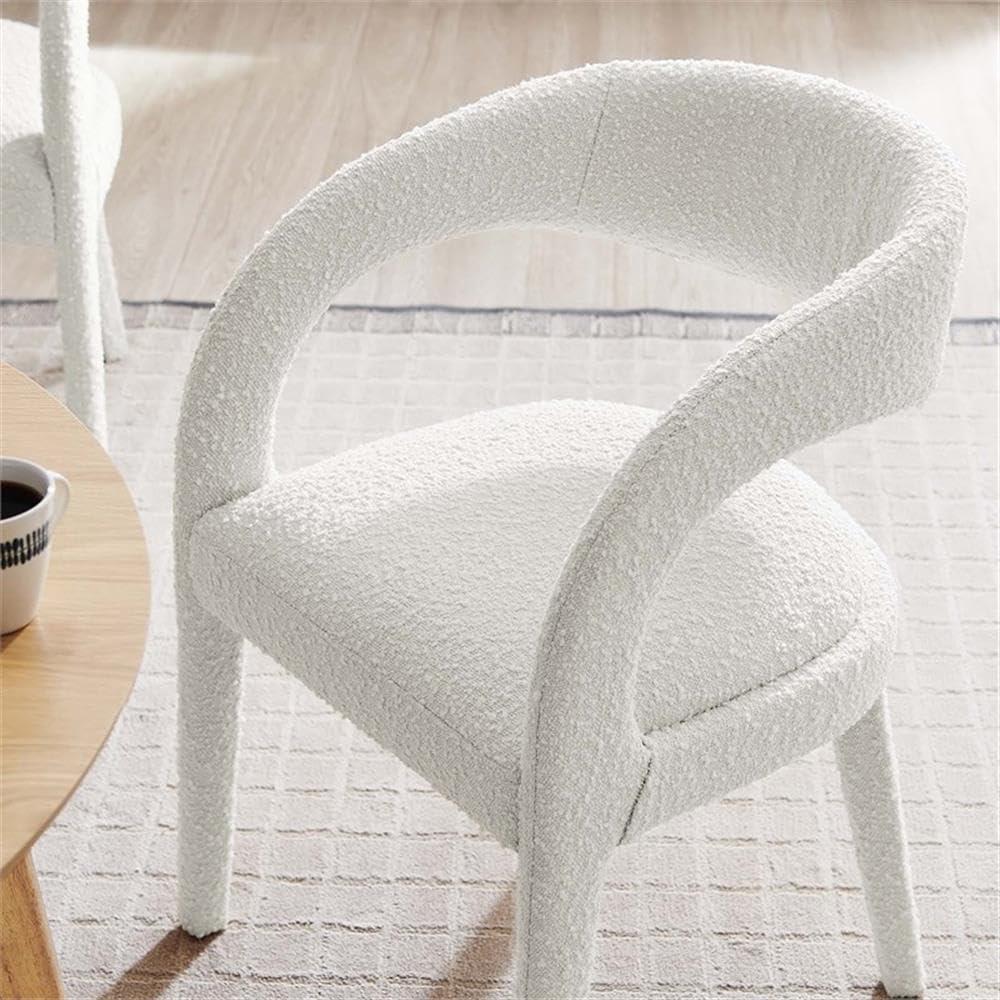 Modway Pinnacle Boucle Upholstered Dining Chair