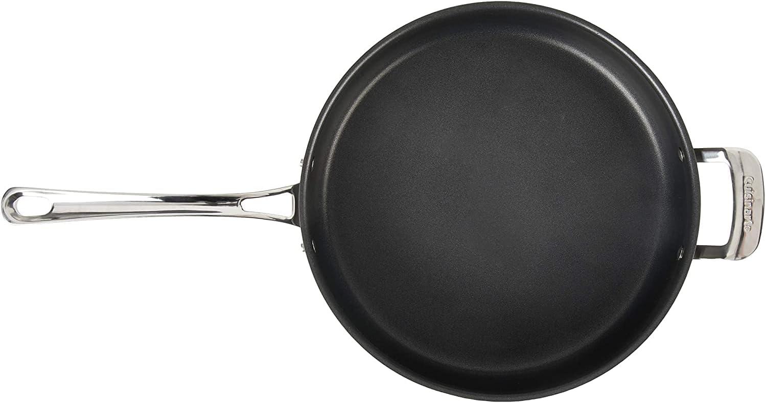 Cuisinart 633-30H Chef's Classic Nonstick Hard-Anodized 5-1/2-Quart Saute Pan with Helper Handle and Lid