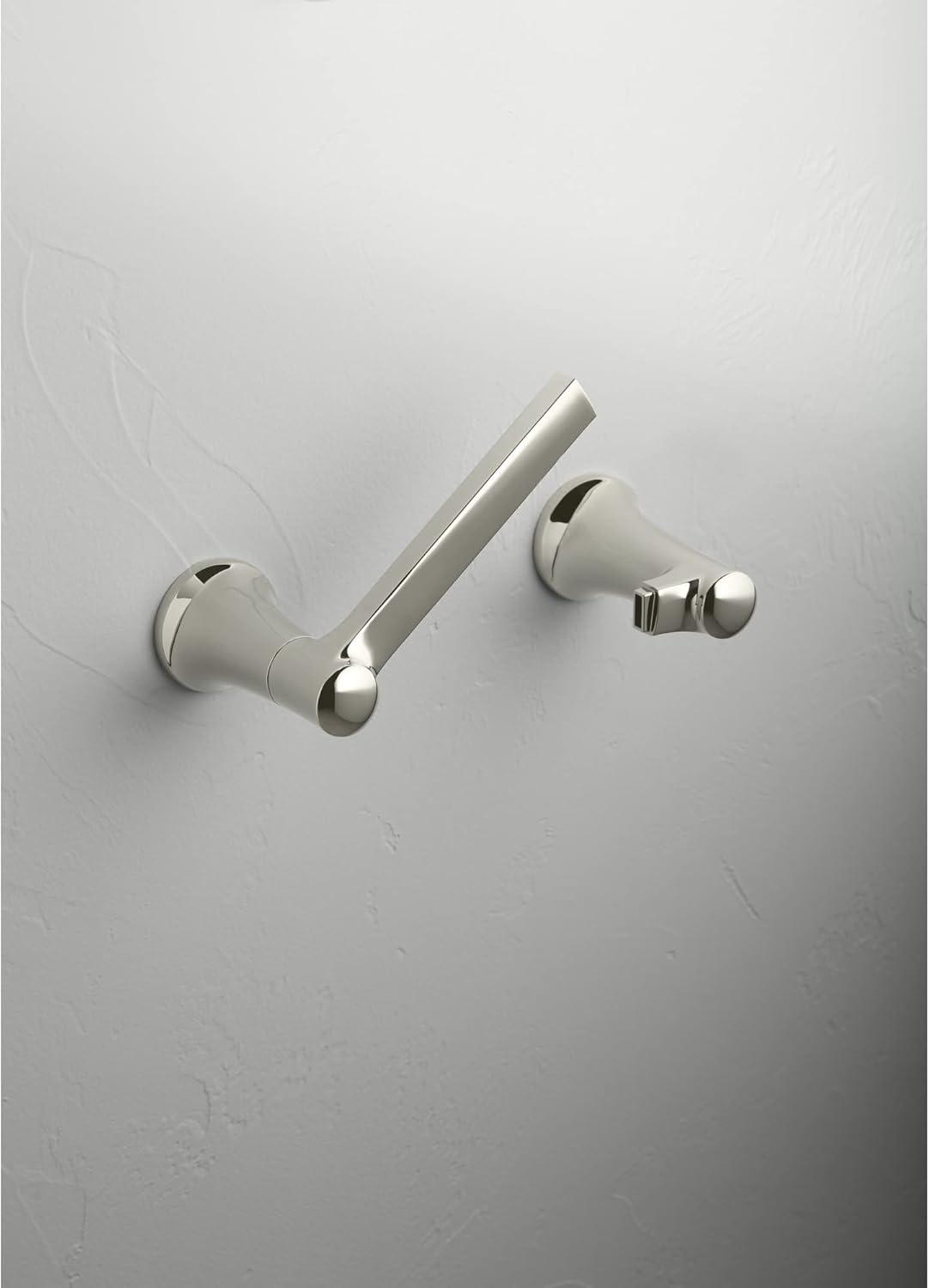 Brushed Nickel Wall Mounted Pivoting Toilet Paper Holder