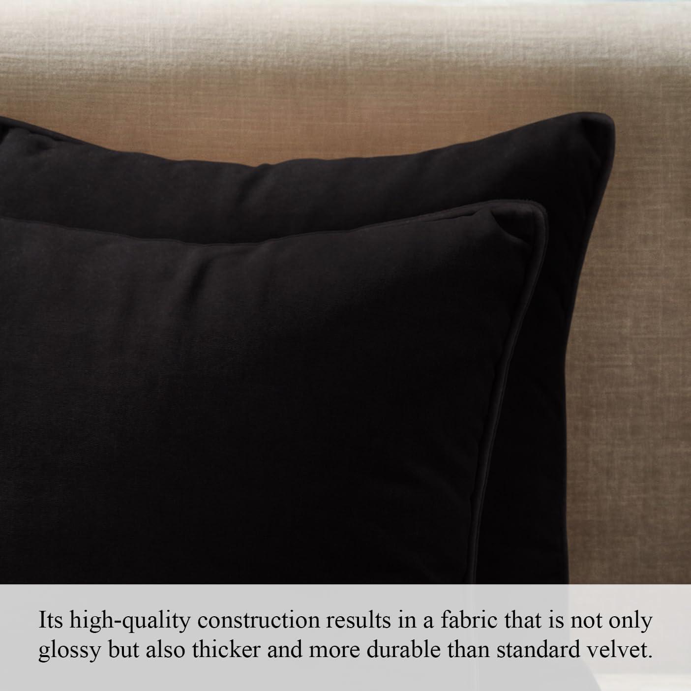A1 Home Collections LLC Velvet Pillow Cover (Set of 2)