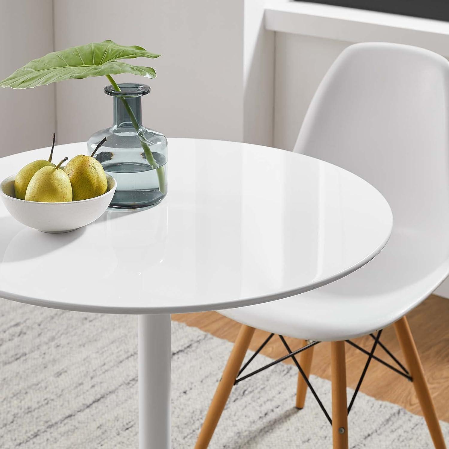 Lippa Round Wood Top Dining Table - Modway