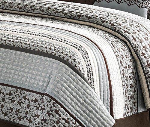 Madison Park Jacquard Quilt Set with Throw Pillows