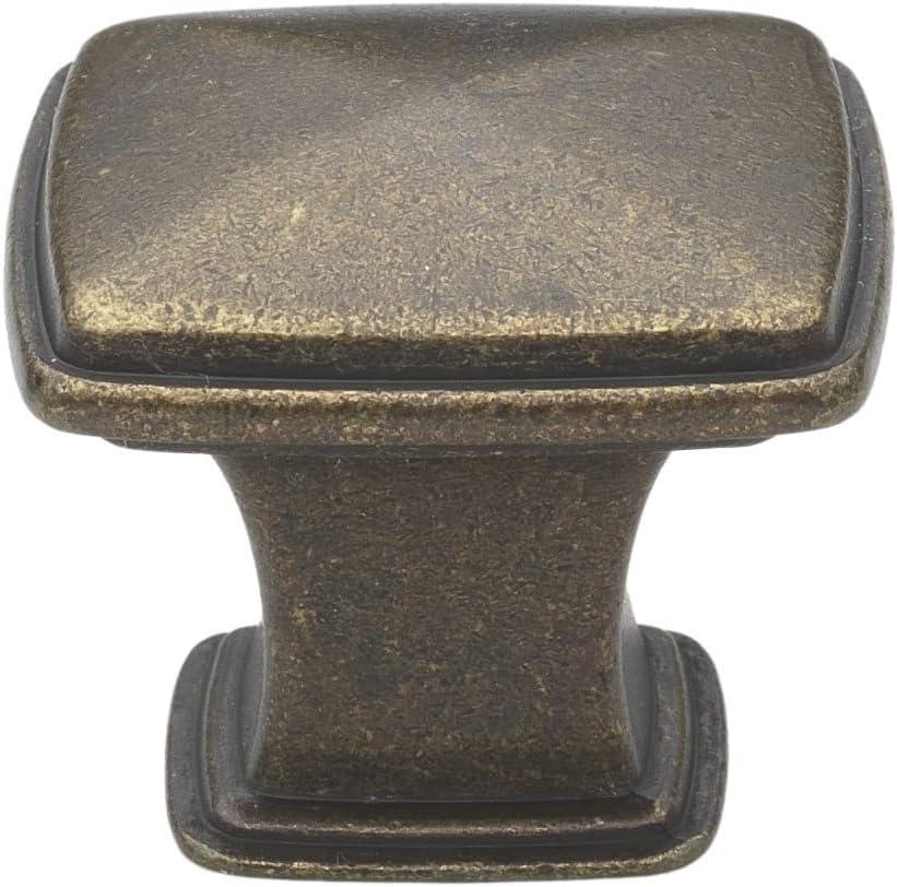 Deco 1 1/4" Length Square Knob Multipack