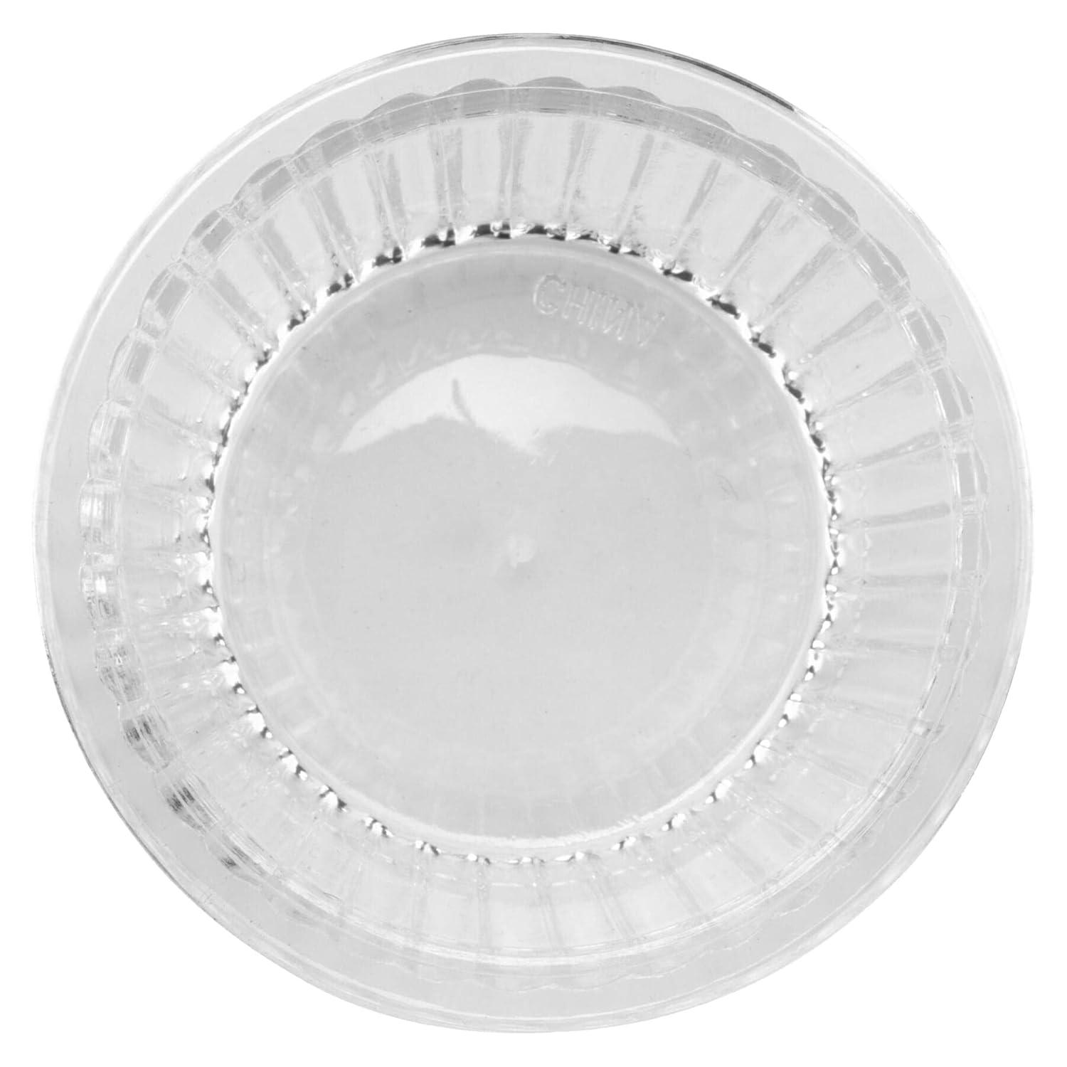 G.E.T. ER-001-CL 1 oz. Fluted Ramekin, Break Resistant, San, Clear (Pack of 12)