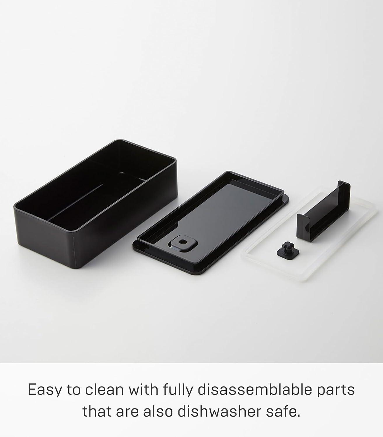 Yamazaki Home Yamazaki Home Vacuum-Sealing Bento Box - Two Sizes, Polypropylene, Rectangle, 500Ml