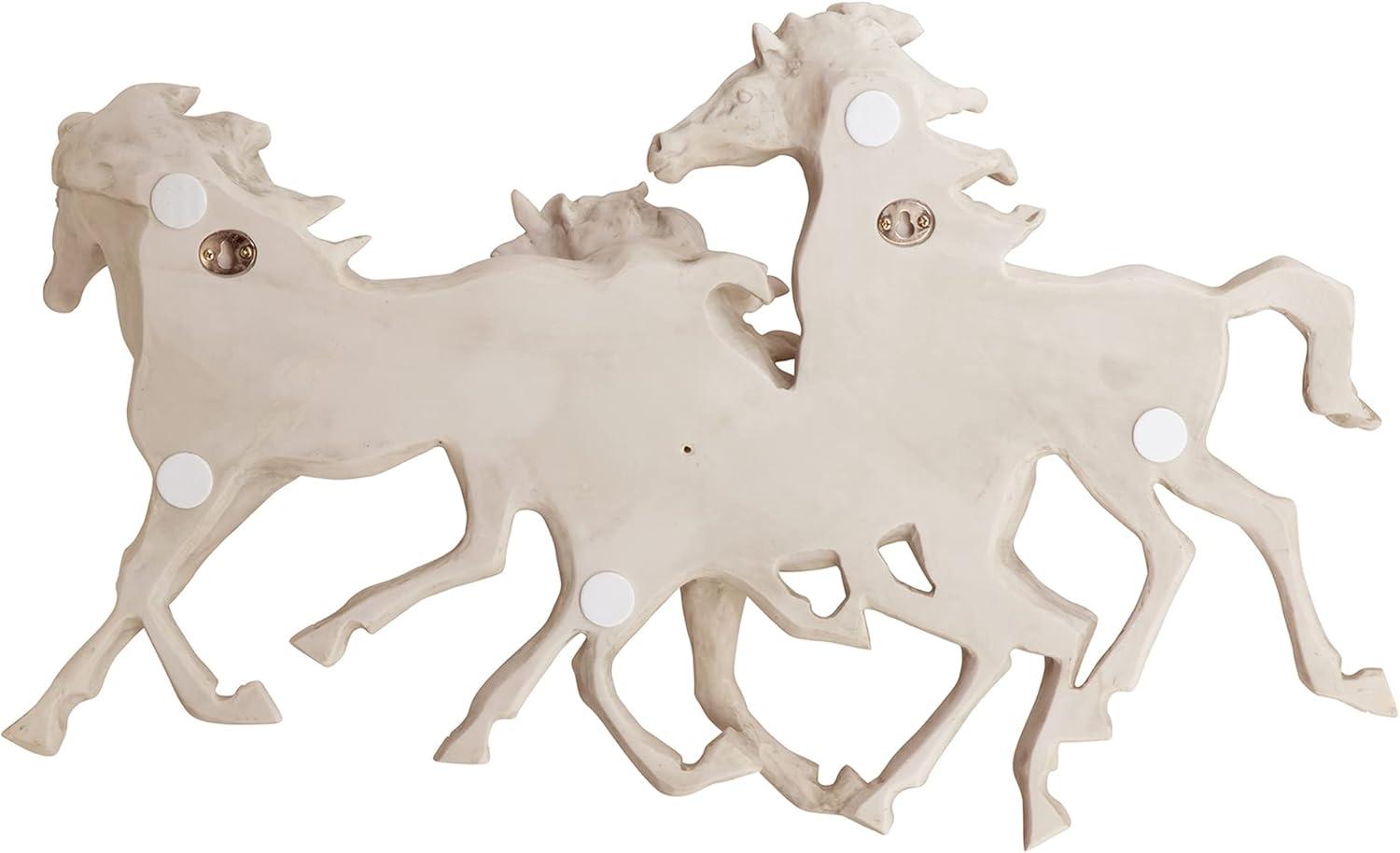 Design Toscano Los Tres Caballos del Castillo Alomar Wall Sculpture