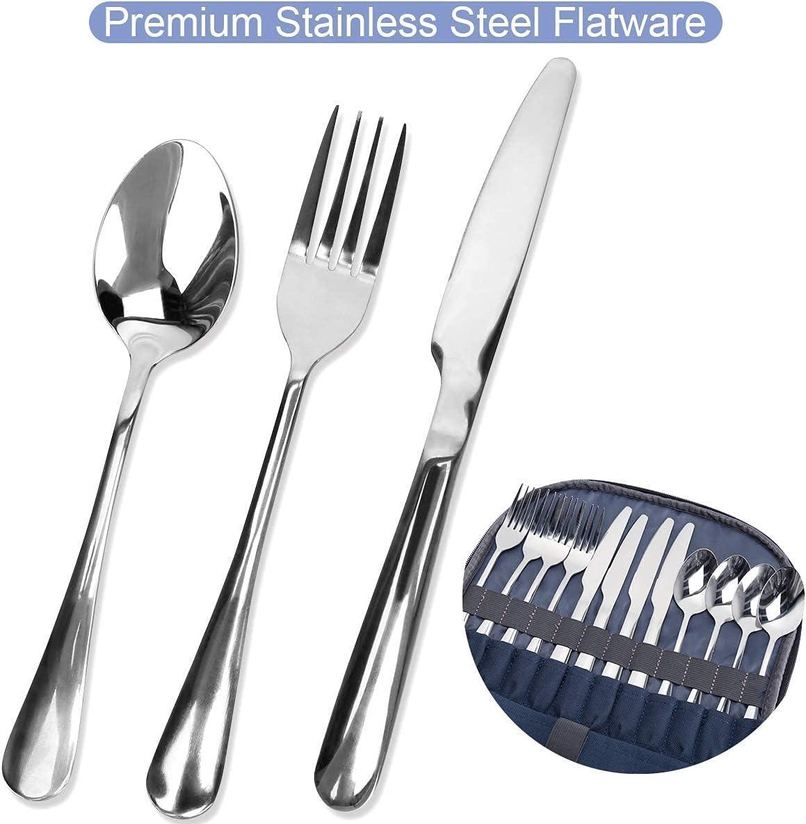 Navy Blue Cationic Fabric Picnic Backpack with Blanket and Insulated Cooler