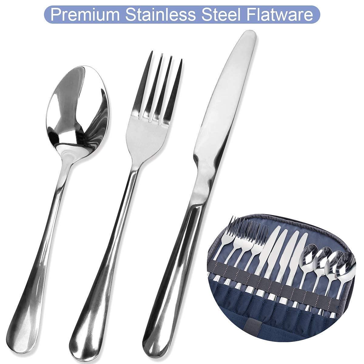 Navy Blue Cationic Fabric Picnic Backpack with Blanket and Insulated Cooler