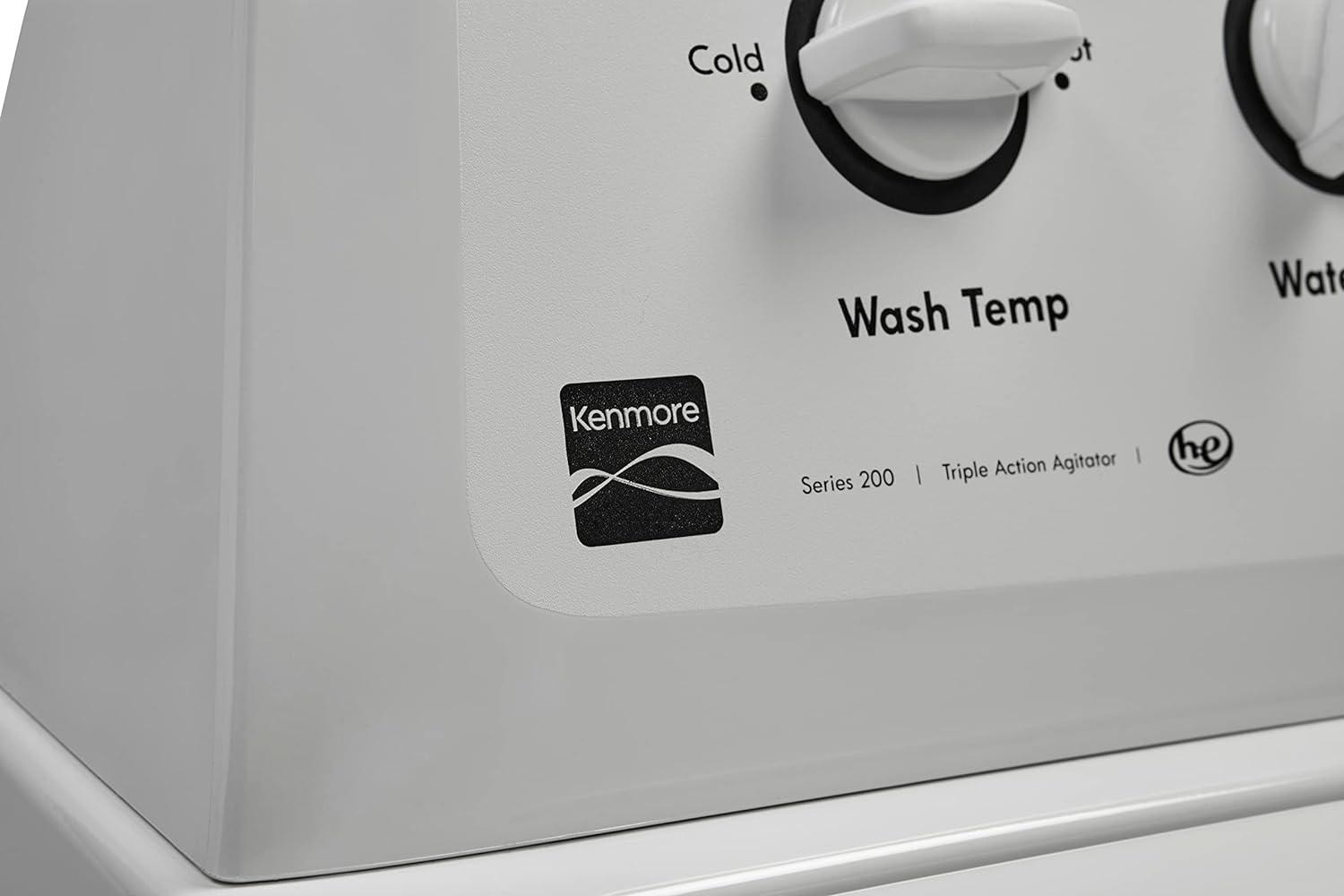 White 3.8 Cu. Ft. Stainless Steel Top-Load Washer