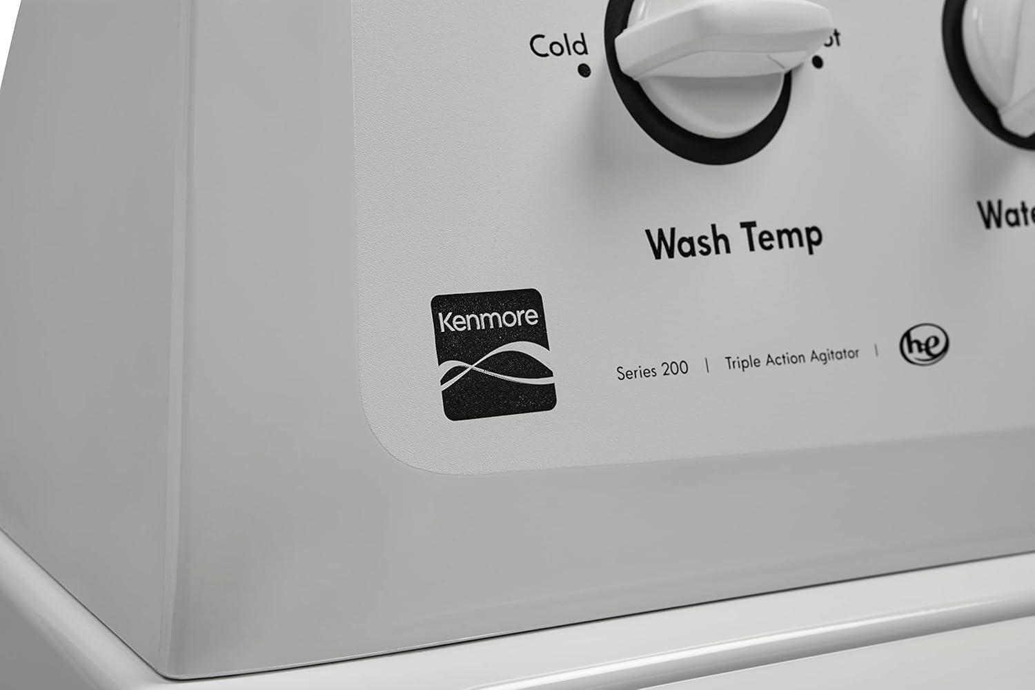 Kenmore 20362 Triple Action Agitator Top-Load Washer, 3.8 cu. ft, White