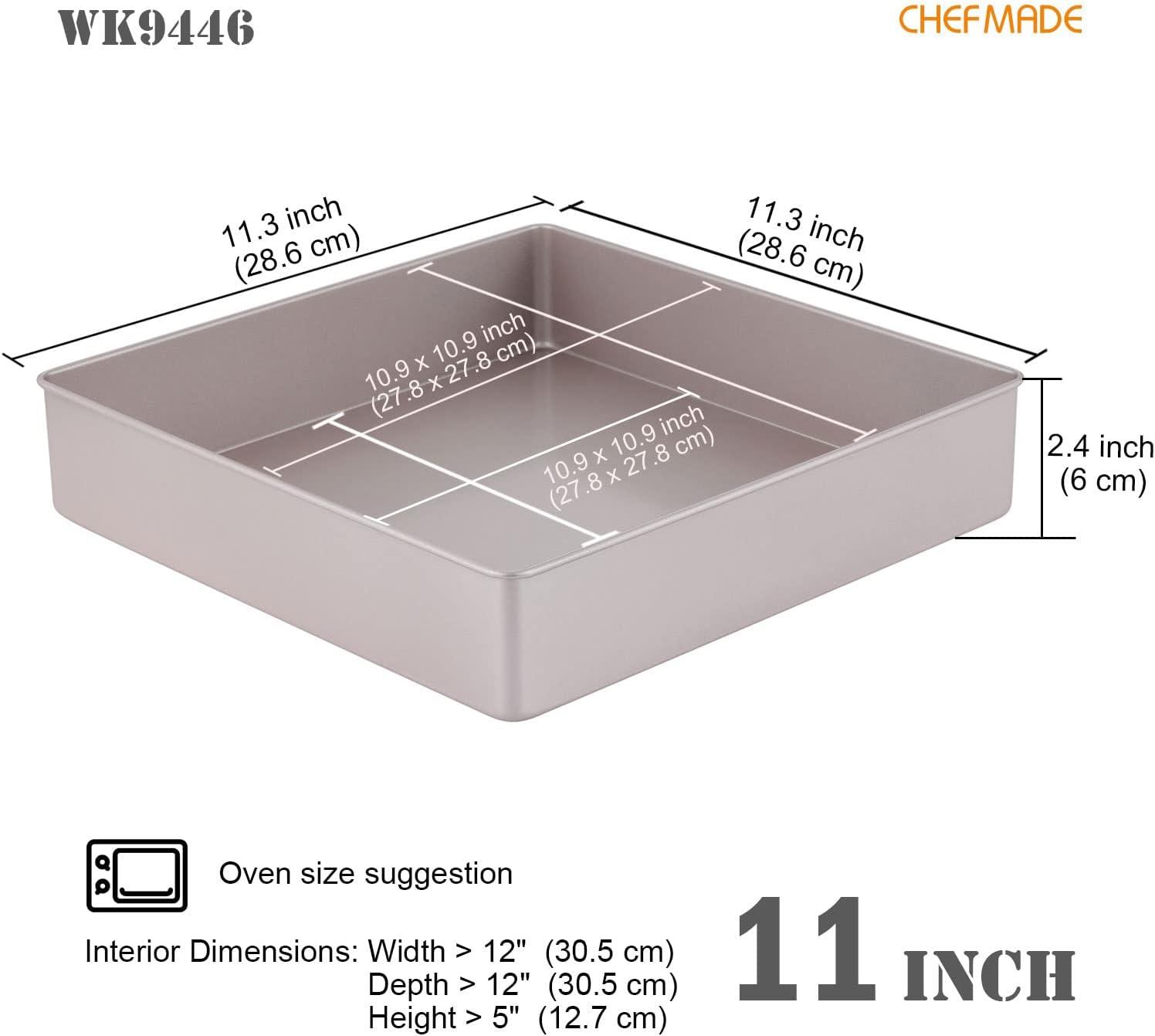 Champagne Gold Non-Stick 11-Inch Square Baking Sheet Pan