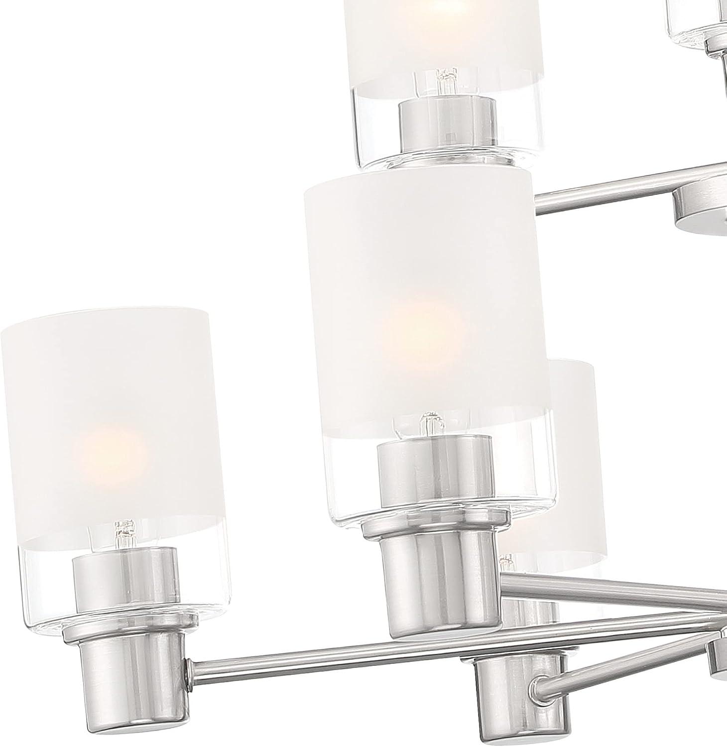 Designers Fountain - Cedar Lane - 9 Light Chandelier-26.25 Inches Tall and 30