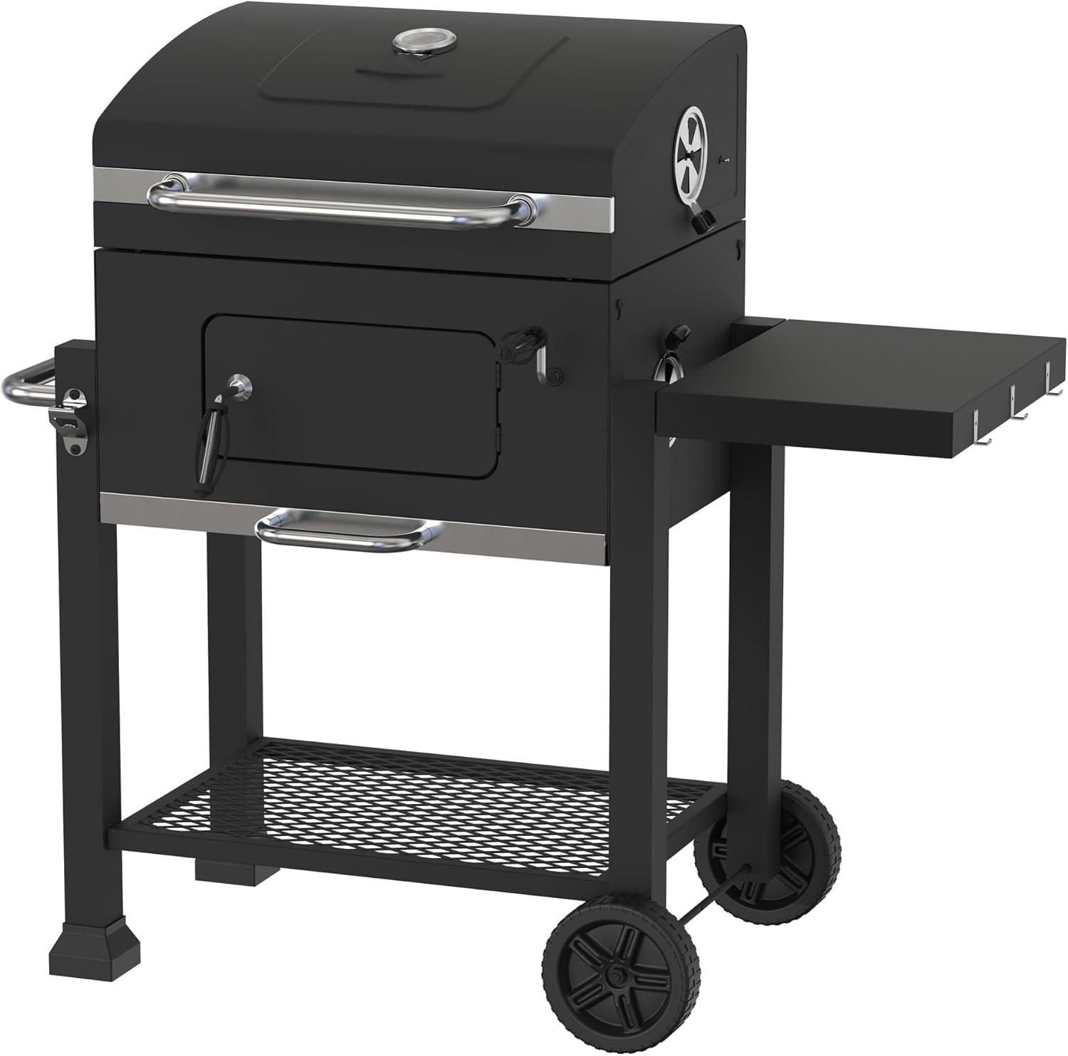 Expert Grill Heavy Duty 24-inch Charcoal Grill, Black