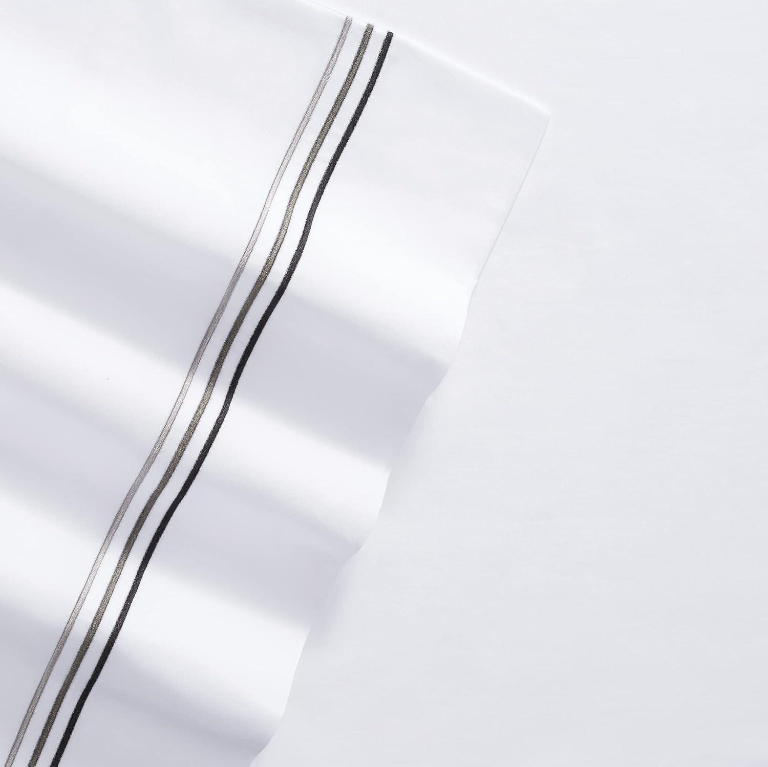 Aston & Arden 600 Thread Count Cotton Sateen Sheet Set Sateen Standard Sheet Set