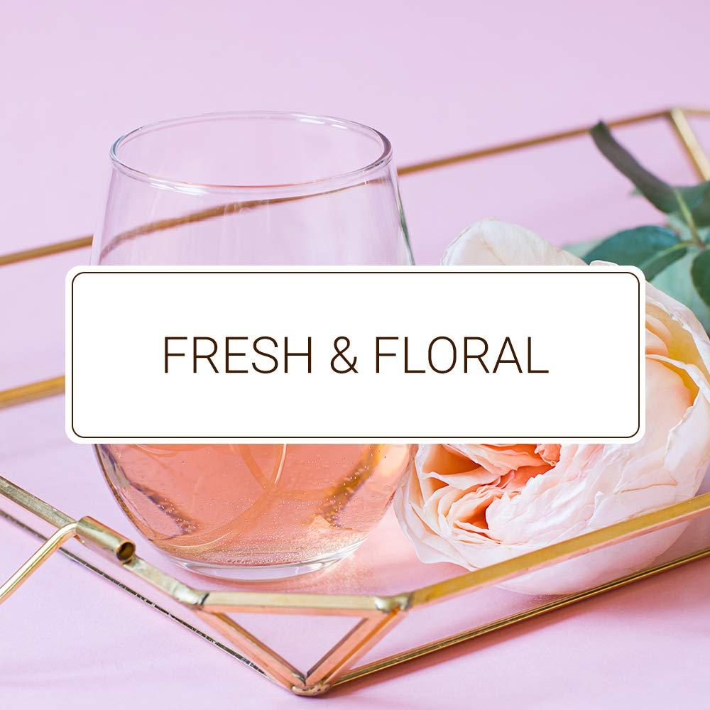 Monin Rose Syrup Elegant and Subtle Great for Cocktails Mocktails and Soda Gluten Free Non GMO 750 ml