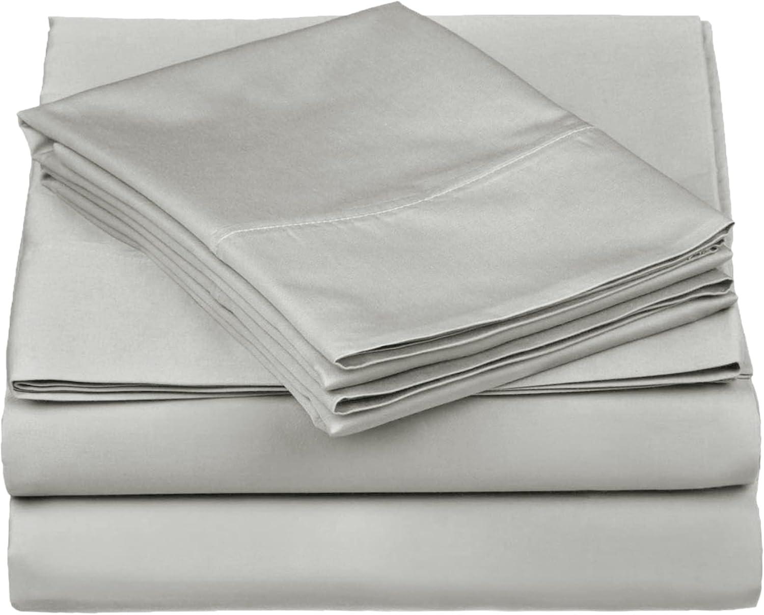 Platinum Queen Deep Pocket Egyptian Cotton Sheet Set