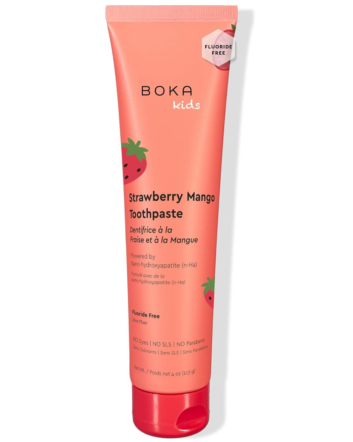 Strawberry Mango Fluoride-Free Remineralizing Toothpaste for Sensitive Teeth
