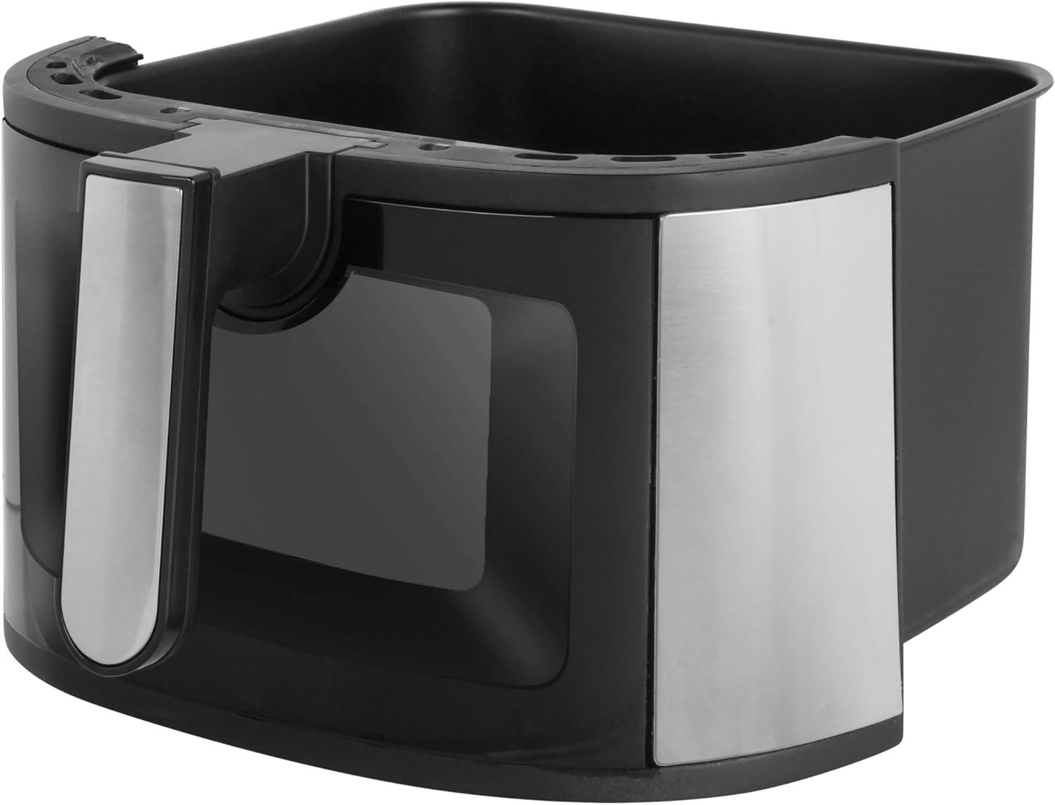 Kalorik® 5-Quart Touchscreen Air Fryer with Window, Stainless Steel