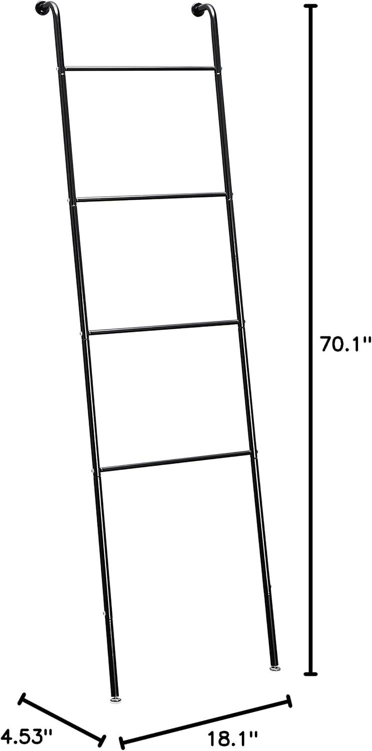 Classic Home/Bath/Bedroom Closet Leaning Ladder Rack