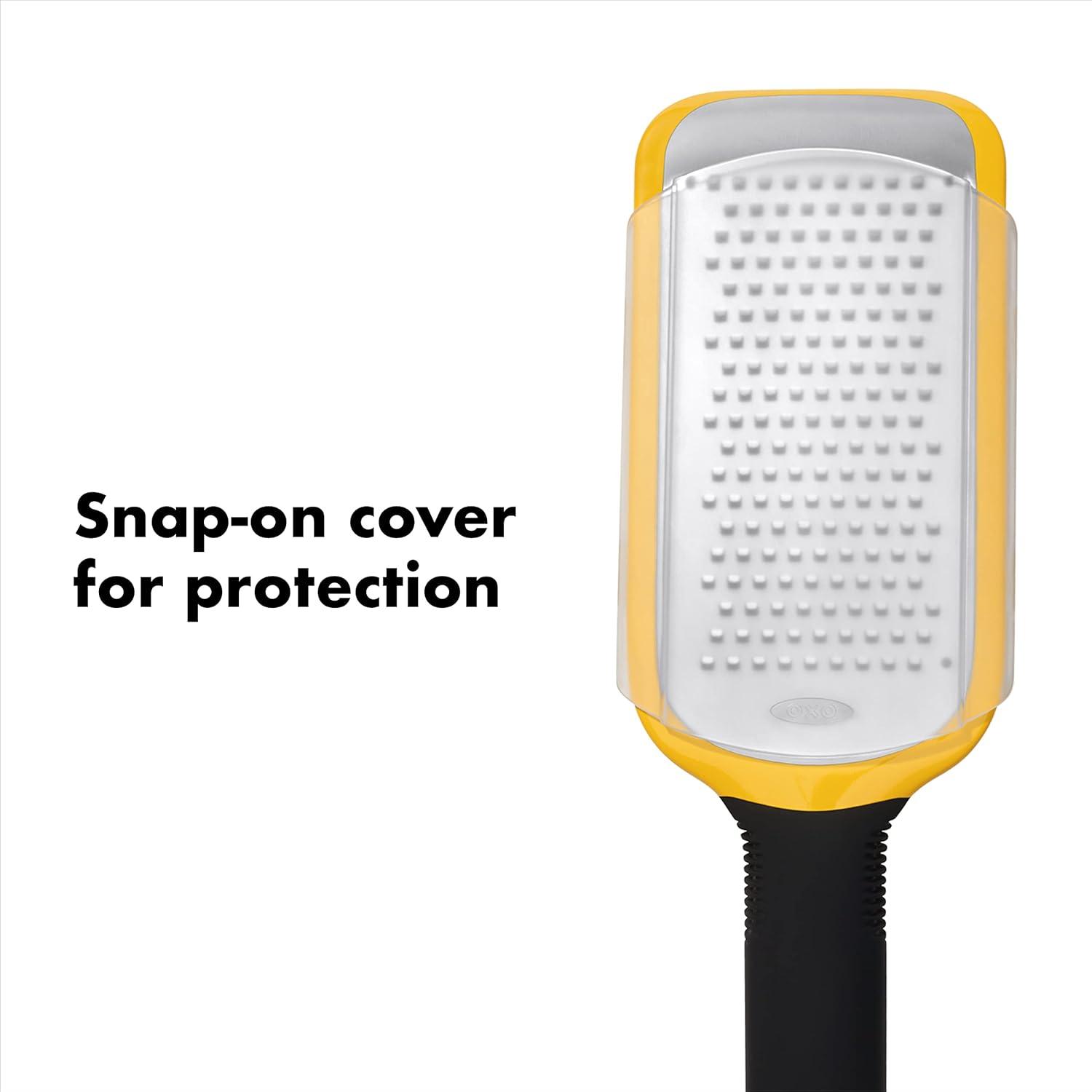 Yellow Rectangular Medium Stainless Steel Grater