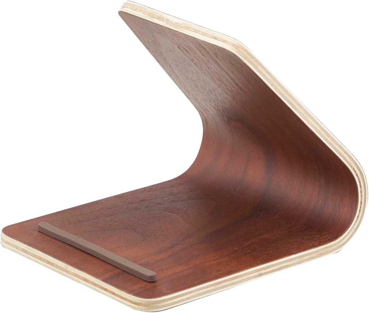 Walnut Brown Plywood Tablet and Book Stand