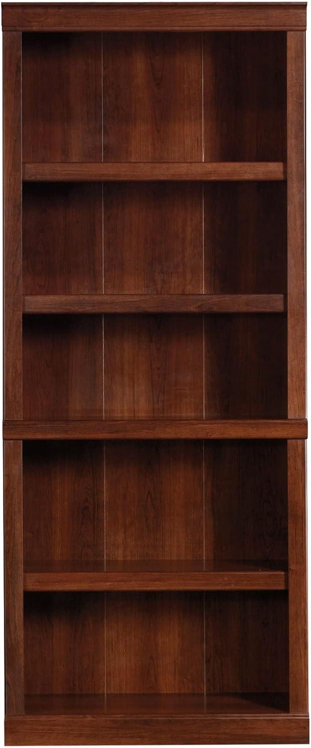 Mulled Cherry 72"H 5-Shelf Adjustable Bookcase