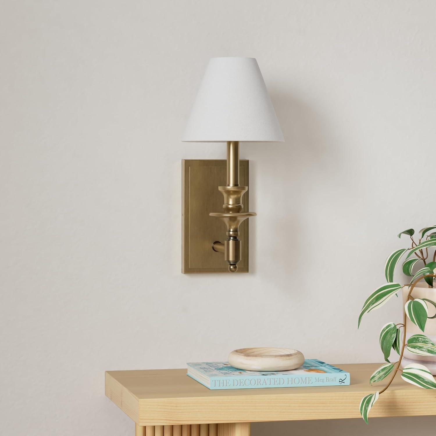 Savoy House Washburn 1 - Light Wall Light in  Warm Brass