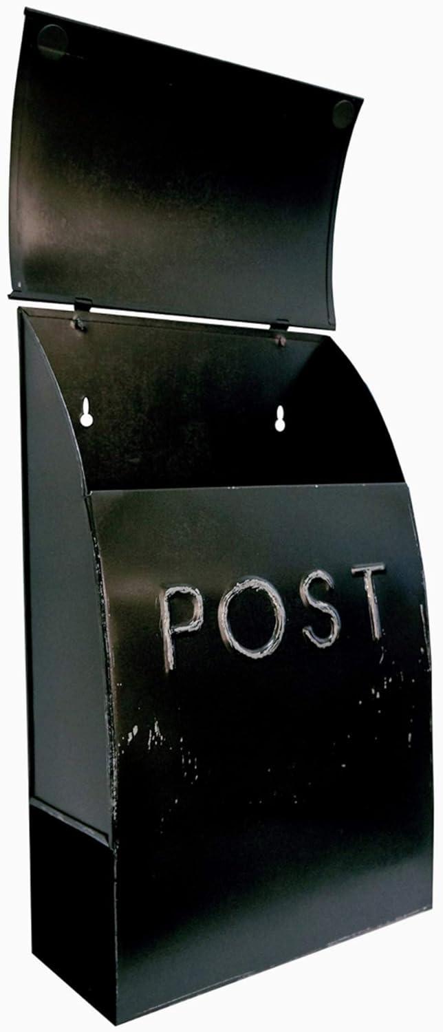 Milano Pointed Post Wall Mounted Mailbox