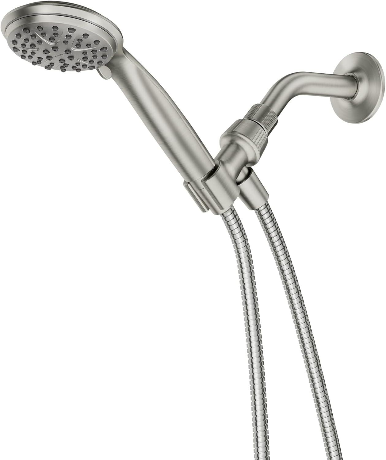 Moen 6-Mode Attune Hand Held Shower Head in Spot Resist Brushed Nickel 218H0SRN