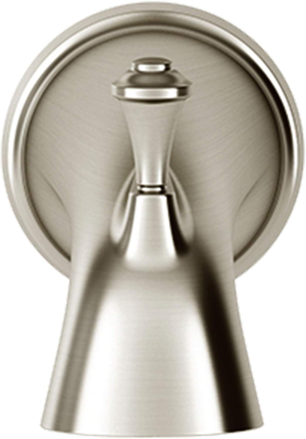 Brushed Nickel Wall Mounted Tub Spout with Diverter