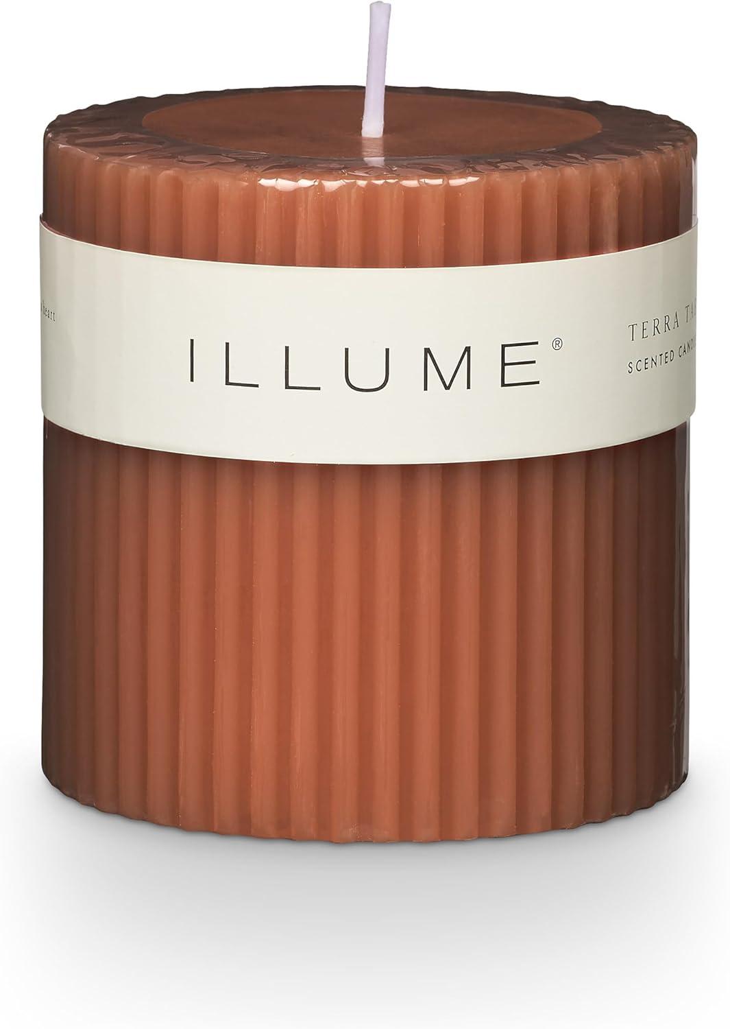 Selin Terra Tabac Pillar Candle