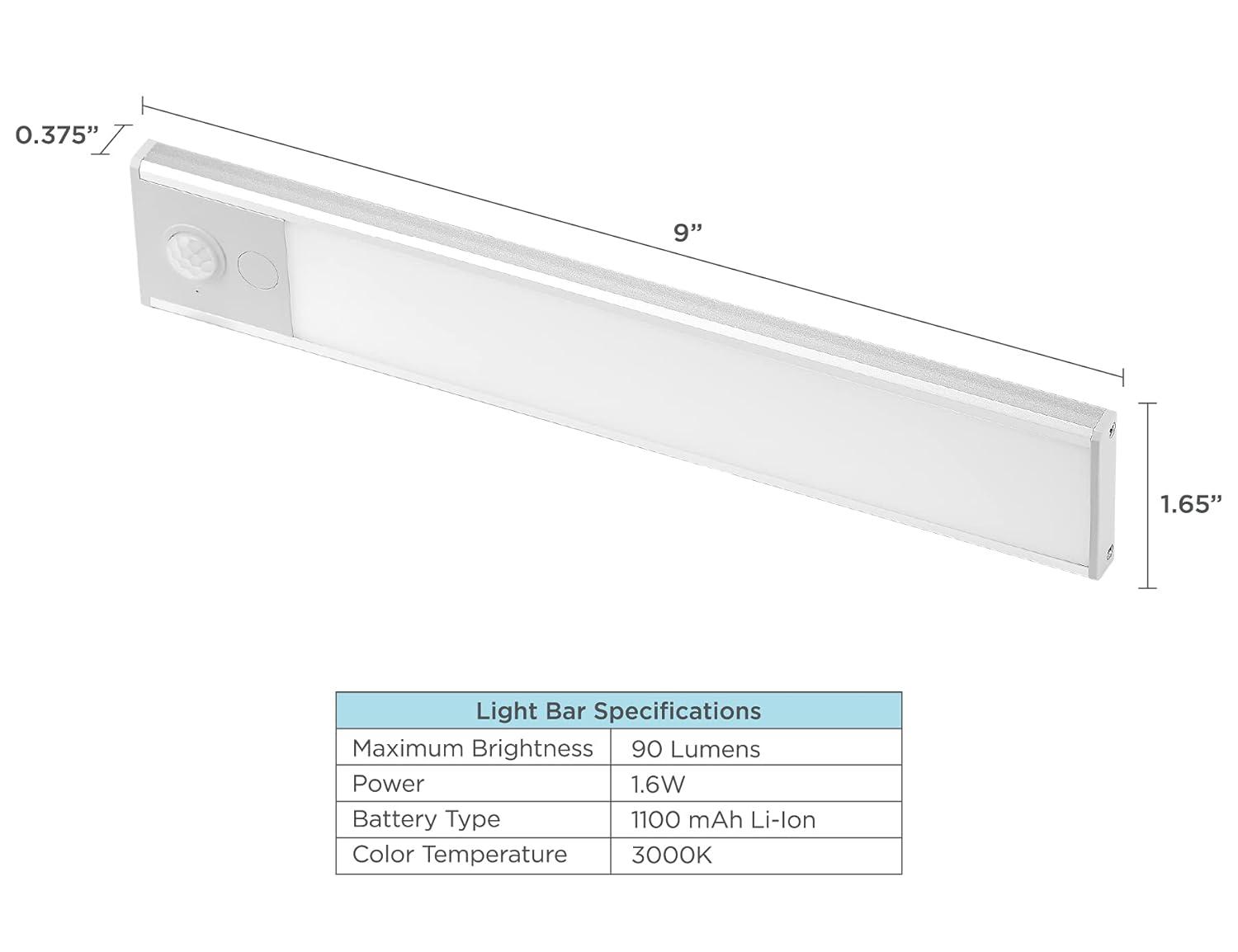 LED 9'' Under Cabinet Light Bar
