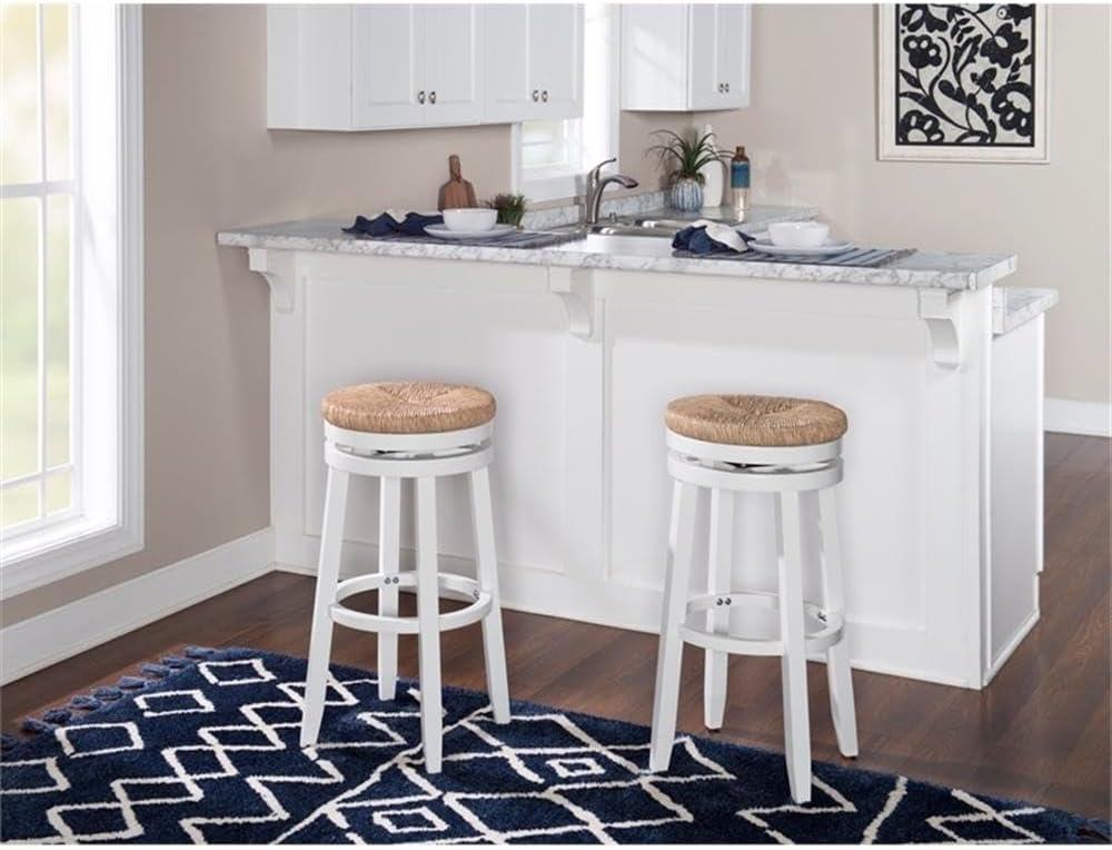 Powell Morgan Barstool White