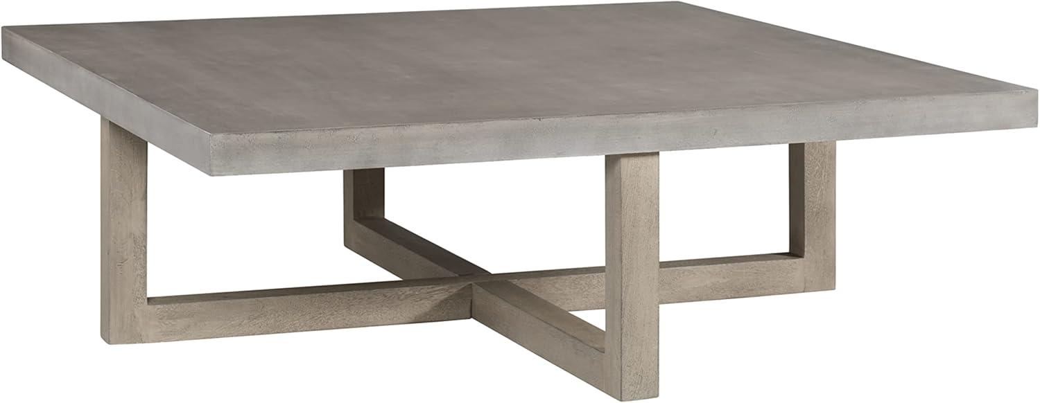 Lockthorne Coffee Table Black/Gray - Signature Design by Ashley: Mango Wood, MDF Top, Contemporary Style