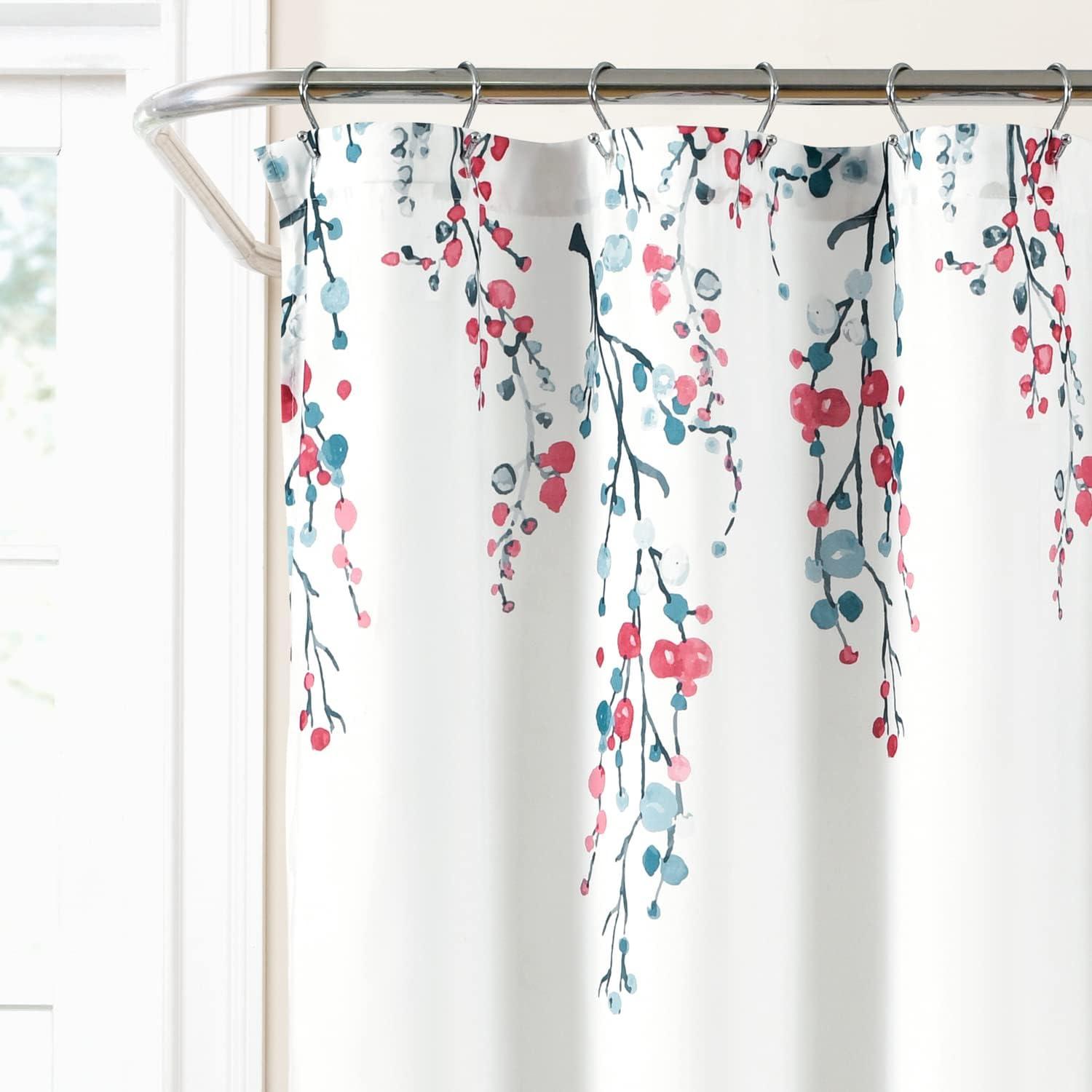 Mirabelle Watercolor Floral Floral Shower Curtain