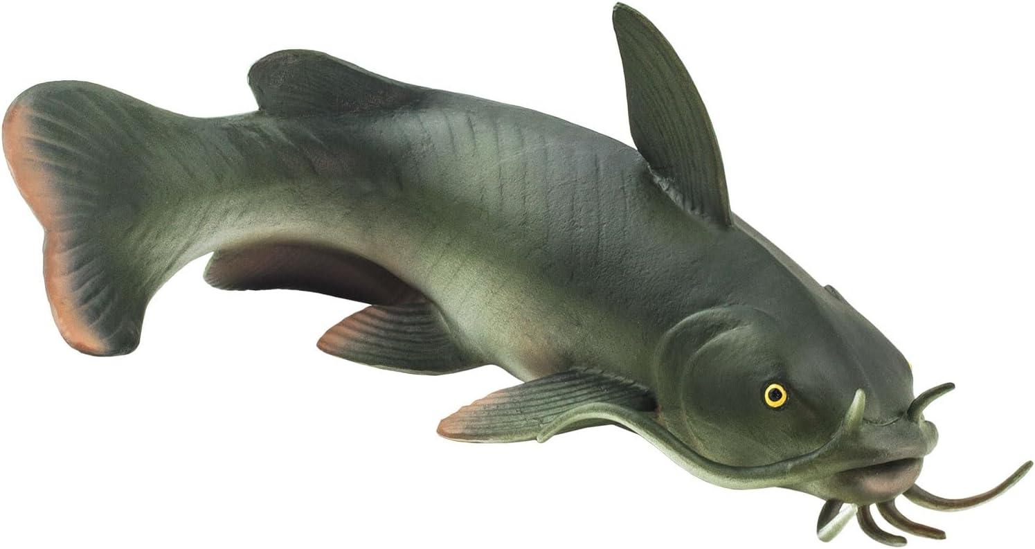 Safari Ltd. Catfish Figurine - Realistic 6" Fish Figure - Educational Toy for Boys, Girls, and Kids Ages 3+