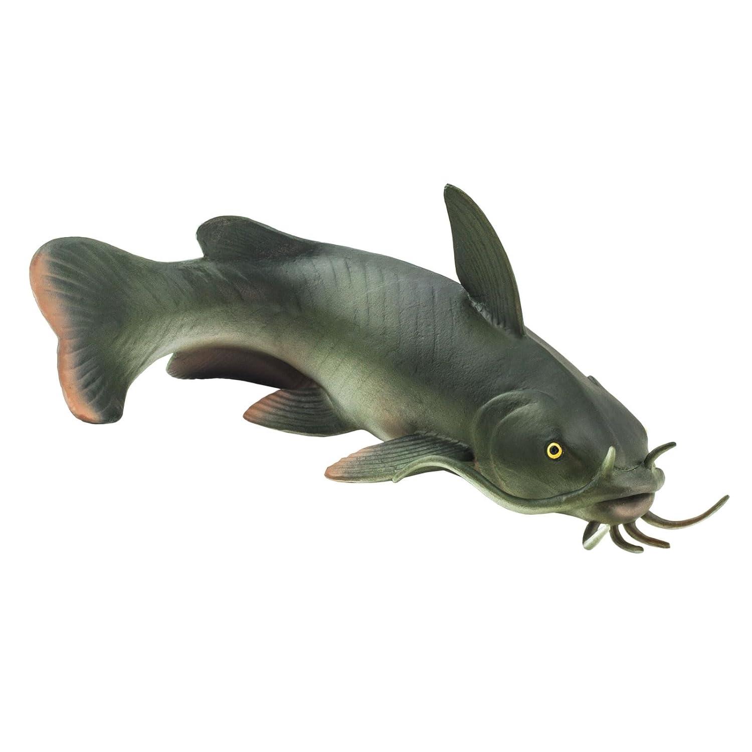 Safari Ltd. Catfish Figurine - Realistic 6" Fish Figure - Educational Toy for Boys, Girls, and Kids Ages 3+